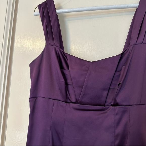 Calvin Klein Dress Deep Purple Prom Babydoll Fairy Formal Y2K Empire Waist Sz 8 - Picture 4 of 10